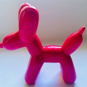 COLLECTIBLE RETRO POP ART by the THREE HANDS CORP BALLOON DOG pink barbie